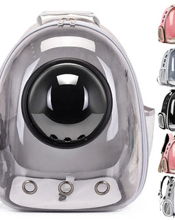 Pet Cat Carrying Bag Pet Backpacks Breathable Portable Transparent Backpack Puppy Dog cat Transport Carrier Space Capsule Bags