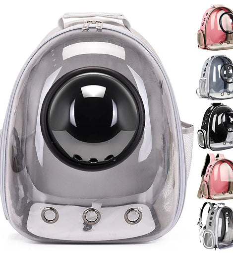 Pet Cat Carrying Bag Pet Backpacks Breathable Portable Transparent Backpack Puppy Dog cat Transport Carrier Space Capsule Bags