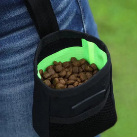 Pet Food Treat Bag Waist Pouch Dog Accessories For Dog Outdoor Training Snack Training Obedience Bag Pet Feed Pocket