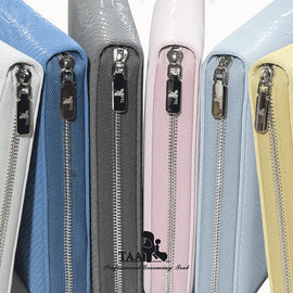 TAA Scissors Bag Pet Scissors Combs Bag Genuine Leather Lining PU Professional Tool Pack Colorful Morandi Pouch Pet Accessories