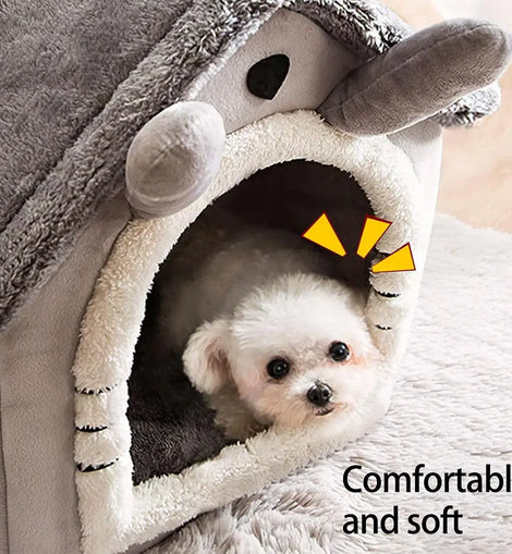 Pet Supplies Bed House Foldable Pet House Removable Washable Cat House Puppy Cave Sofa For Small Dogs And Small And Medium Cats