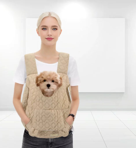 Pet Carrier Bag Extra Large Capacity Chest Backpack Dog and Cat Outdoor Bag Waterproof and Wind Resistant Portable Pet Bag