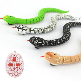 Interactive Cat Toys Realistic Simulation RC Remote Control Snake Toy Moving Electric Tricky Snake Cat Toys For Indoor Cats Dogs