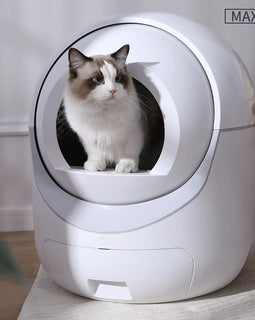 Electric Cat Toilet Extra Large Intelligent Cat Litter Box Fully Enclosed Poop Shovel Fully Automatic Cat Litter Box Low Noise