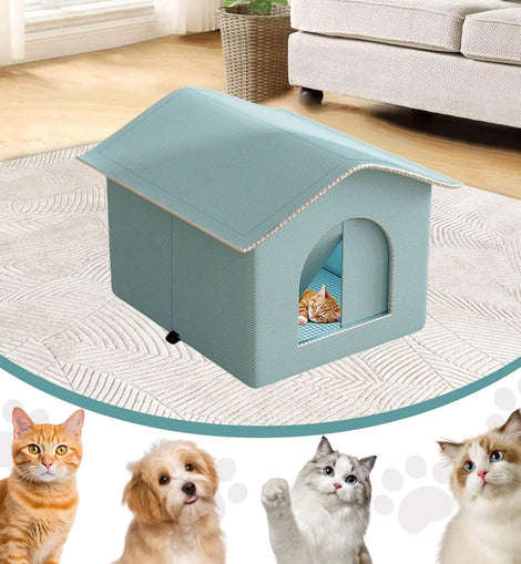 Pet Cooling House Dog Cooling Shelter All Seasons Pet Accessory  Comfortable Kitten Cooler House for Small Large Medium Cat