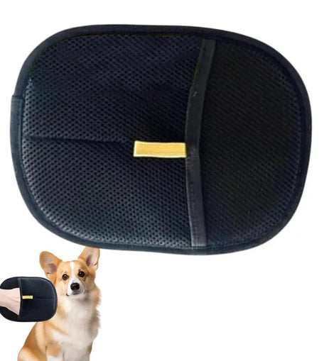 Pet Grooming Gloves Double Sided Pet Brush Gloves Static Dedusting Brush Pet Hair Remover Brush for Small Medium and Large Pets