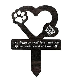 Pet Memorial Graves Markers Memorial Garden Cemetery Yard Decoration Dog Grave Stake Pet Loss Memorial Plaques Outdoors Pet