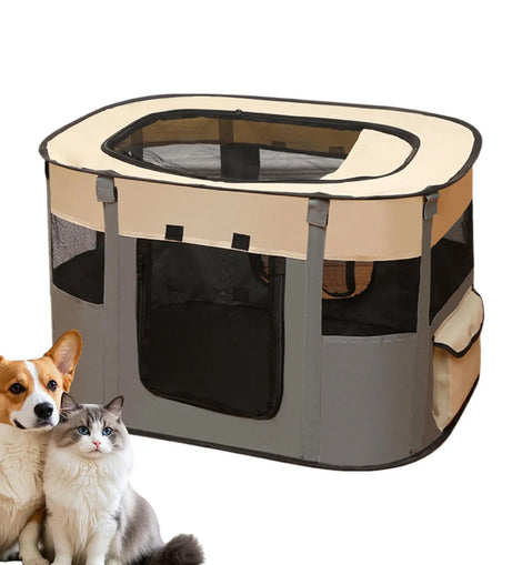 Pet fence Dog Enclosure Foldable Puppy Playpen Portable Pet Tent Large Enclosure Summer Pet Tent For outdoor and indoor