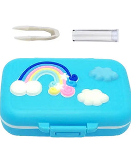 Baby Teeth Keepsake Box, Colored Tooth Holders, Container Organizer for Lost Teeth, Teeth Lanugo Storage Saver