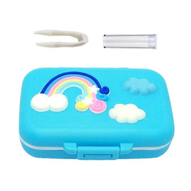 Baby Teeth Keepsake Box, Colored Tooth Holders, Container Organizer for Lost Teeth, Teeth Lanugo Storage Saver