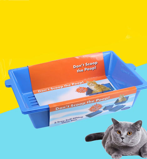 1Pc Durable Cat Litter Box Comfortable Pet Basin Training Toilet Supplies Litter Pan Pet Products Clean Home Cat House Cat
