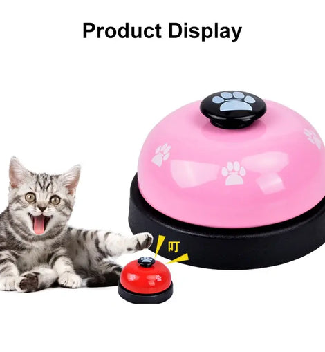 1pc Pet Toy Training Dinner Small Bell Footprint Dog Toys for Teddy Puppy Pet Call Puppy Accessories Pet Toys