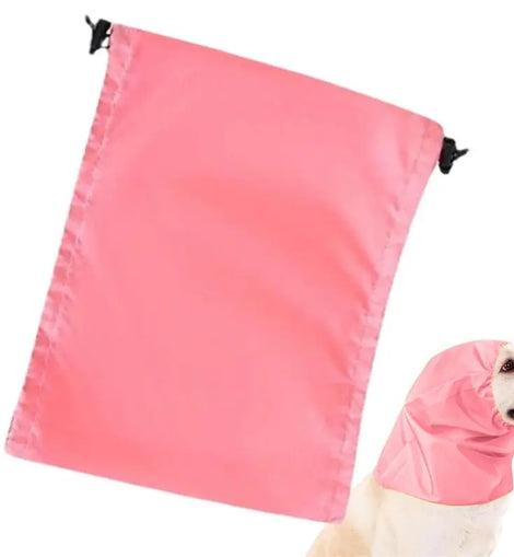 Dog Ear Protection Bathing Cap Pet Ear Protection Bath Wrap Hat Polyester Material Dog Shower Cap For Swimming Daily Bathing And
