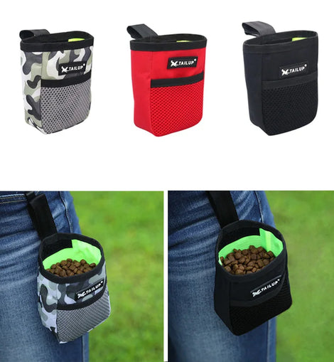 Outdoor Portable Training Dog Snack Bag Strong Wear Resistance Large Capacity Puppy Reward Bags Waist Bag Durable Pet Supplies