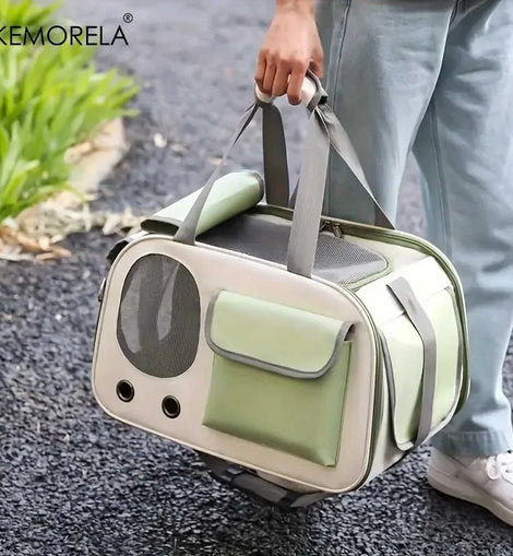 1Pcs Portable Pet Carrier Cat Bag For Cats And Dogs Ideal For Travel And Outdoor Activities Suitable For Cats And Small Dogs