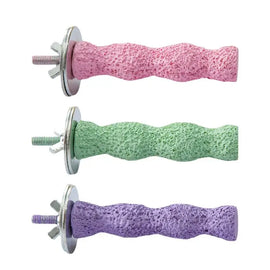 Pet Parrot Bird Standing Stick Wood Pole Bird Cockatiel Parakeet Perches Bite Claw Grinding Toy Bird Cage Accessories