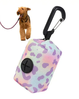 Dog Poop Bag Dispenser Hangingable Dog Poop Bag Holder Poo Bags Dispenser for Dogs Walking Garbage Bags Dispensers Pet Supplies