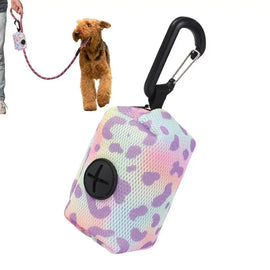 Dog Poop Bag Dispenser Hangingable Dog Poop Bag Holder Poo Bags Dispenser for Dogs Walking Garbage Bags Dispensers Pet Supplies