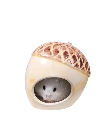 Pottery Hamster House Pet Bed Hideout Hut Hamster Gerbil Hamster House Guinea Pig Nest Sleeping Bed Ceramic House