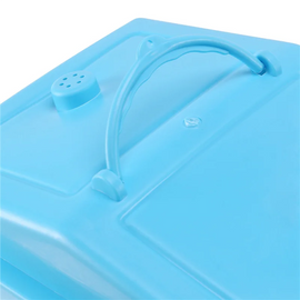 2X Pet Cage Hamster Cottage With Transparent Skylight Double Layer House For Hamster Golden Hamster Pet Blue-AT64