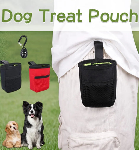 Pet Outdoor Training Bag Oxford Cloth Waterproof Durable Pet Waist Bag Multi-Functional Dog Walking Gear Bag Treat Pouch Compact