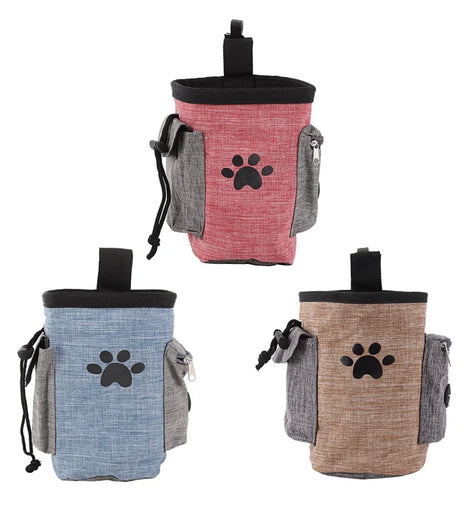 Dog Treat Pouch Dog Training Pouch Bag with Waist Shoulder Strap Poop Bag Dispenser Treat Training Bags for Treats Pet Toys