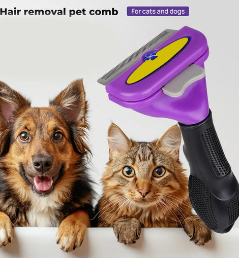 Pet Grooming Brush Pet Hair Removal Comb Cat Dog Hair Remover Brush Grooming Tool Dog Cat Hair Cleaning Combs Brush Pet Supplies