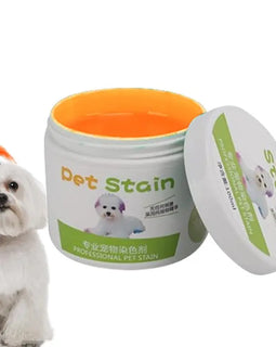 Pet Hair Dye Cream 100ML Pet Hair Coloring Cream Easy To Use Pet Hair Dye Plant Extract Bright Color Pet Hair Dye Fashionable