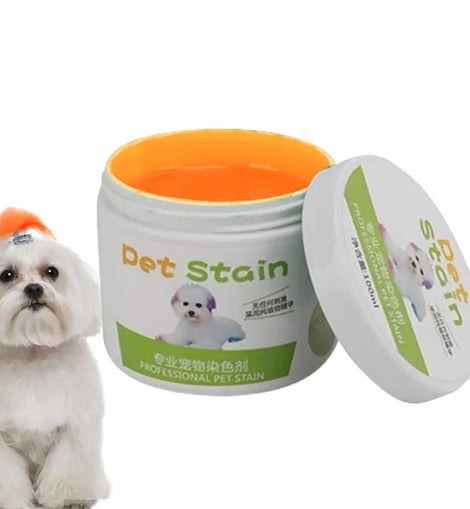 Pet Hair Dye Cream 100ML Pet Hair Coloring Cream Easy To Use Pet Hair Dye Plant Extract Bright Color Pet Hair Dye Fashionable