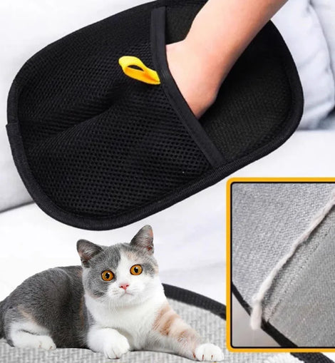 Pet Grooming Gloves Pet Hair Remover Brush Kitten Cleaning Glove Removing Dog Cat Hair From Sofa Carpet Clothes Pet Supplies﻿ ﻿