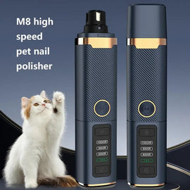 Dog Nail Trimmers Rechargeable Dog Nail Grinder With LED Light Rechargeable Dog Trimmer For Paws Pet Grooming Supplies For Small