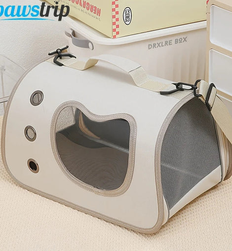 Portable Pet Carrier Bag for Small Dogs Cats Outdoor Foldable Cat Bag Breathable Cat Shoulder Bag Kitten Carrying Bag