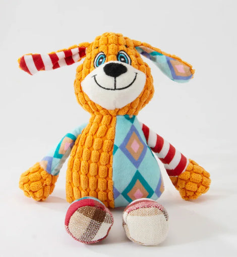 Pet Plush Toy Cat Dog Puzzle Toy Cute Animals Bite Resistant Interactive Squeaky Pet Dog Teeth Cleaning Chew Toy Pet Supplies