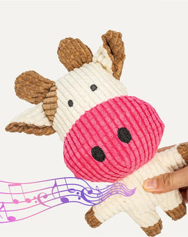 Cute Dog Plush Toys Teething Chew Squeak Dog Toys For Small Medium Breed Cat Bite Resistant Squeaky Juguetes Para Perros Cat Toy