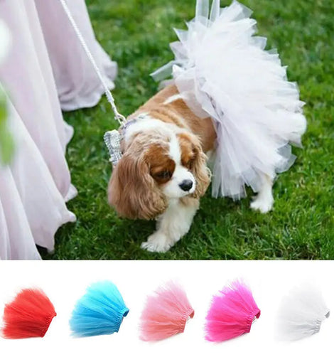 Pet Puppy Small Dog Lace Skirt Princess Tutu Dress Clothes Apparel Costume Cute Pet Shop Tudo Para Caes Puppy Clothes Dog Dress