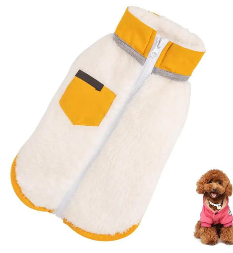 Pet Dog Clothes Autumn Winter Warm Fleece Vest Jacket For Small Medium Dogs Chihuahua French Bulldog Pug Clothing Coat