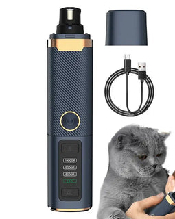Dog Nail Trimmers Rechargeable Dog Nail Grinder With LED Light Rechargeable Dog Trimmer For Paws Pet Grooming Supplies For Small