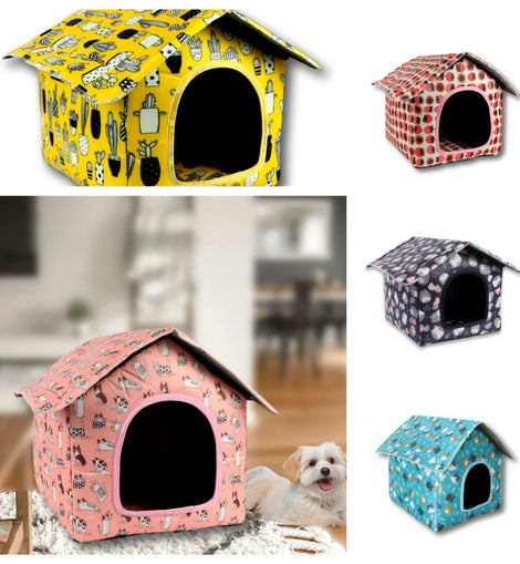 Water-resistant Foldable and Detachable Pet House Ideal for Cats Dogs in Outdoor Environments Cat House Cats Home Pet Supplies