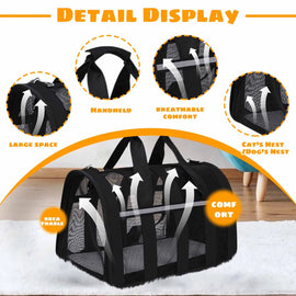 Shoulder Bag Pet Carrying Bag Pet Breathable Portable Bag Suitable for Cats and Dogs for Outdoor Use Suitable for Travel