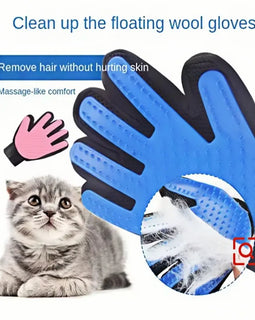 Pet Hair Glove Comb Pet Dog Cat Grooming Cleaning Glove Deshedding Hair remover Massage Brush Animal Supplies Cat Accessoies