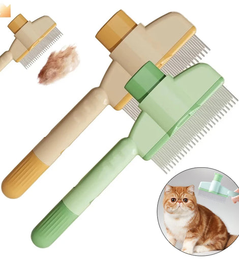 Cat Grooming Massage Brush Pet Comb Professional Open Knot Pet Hair Removal Brush Durable kitten comb Pet Accessories
