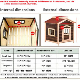 Pet Cages Wooden Outdoor Large Size Dog Houses For Pet Lovers