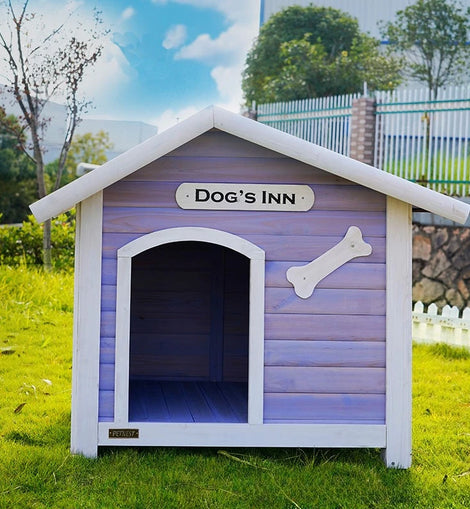 Solid Wood Dog House Large Outdoor Dog House Pet Dogs Park Pets Puppy Bed's Dogs Kennel Crate Little Houses and Rooms for Living