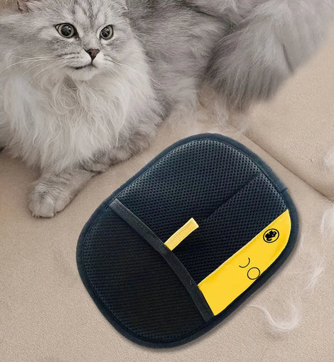 Pet Grooming Gloves Pet Hair Remover Gloves for Dog Cat Rabbit with Long/Short/Curly Hair