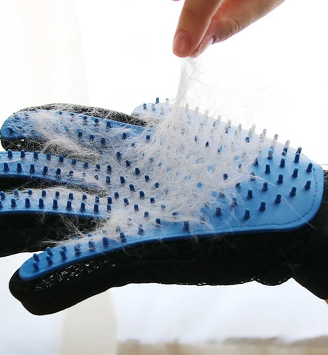 Pet Glove Cat Grooming Glove Cat Hair Deshedding Brush Gloves Dog Comb for Cats Bath Hair Remover Clean Massage Brush For Animal