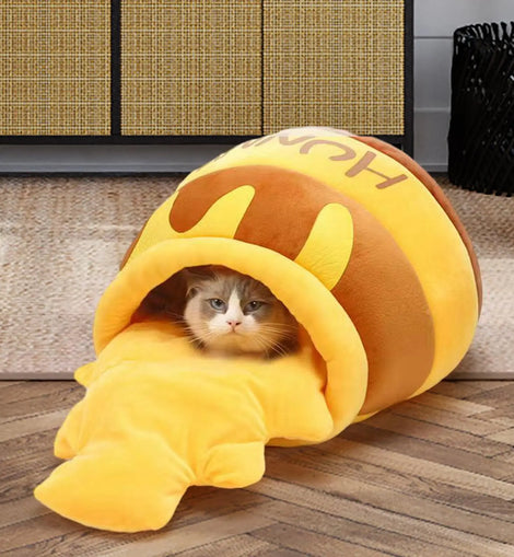 Cat Bed House Lovely Pet Cat Bed Washable Kennel Comfortable