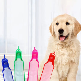 1 pet outdoor water bottle outdoor water bottle can be easily carried out when walking the dog water bottle and water feeder acc