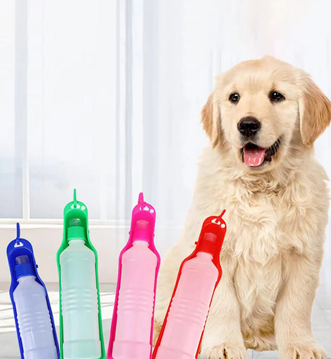 1 pet outdoor water bottle outdoor water bottle can be easily carried out when walking the dog water bottle and water feeder acc