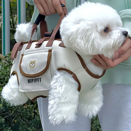 Pet Carrier Bag for Cats & Small Dogs - Outdoor Portable, Breathable, Handheld & Crossbody, Lightweight for Travel,
