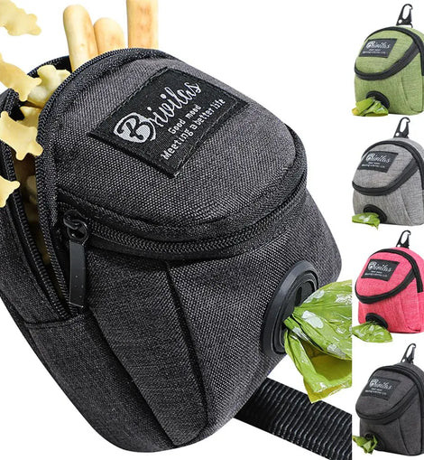 Pet Dog treat pouch Portable Multifunction Dog training bag Outdoor Travel Dog Poop Bag Dispenser Durable Pet accessories